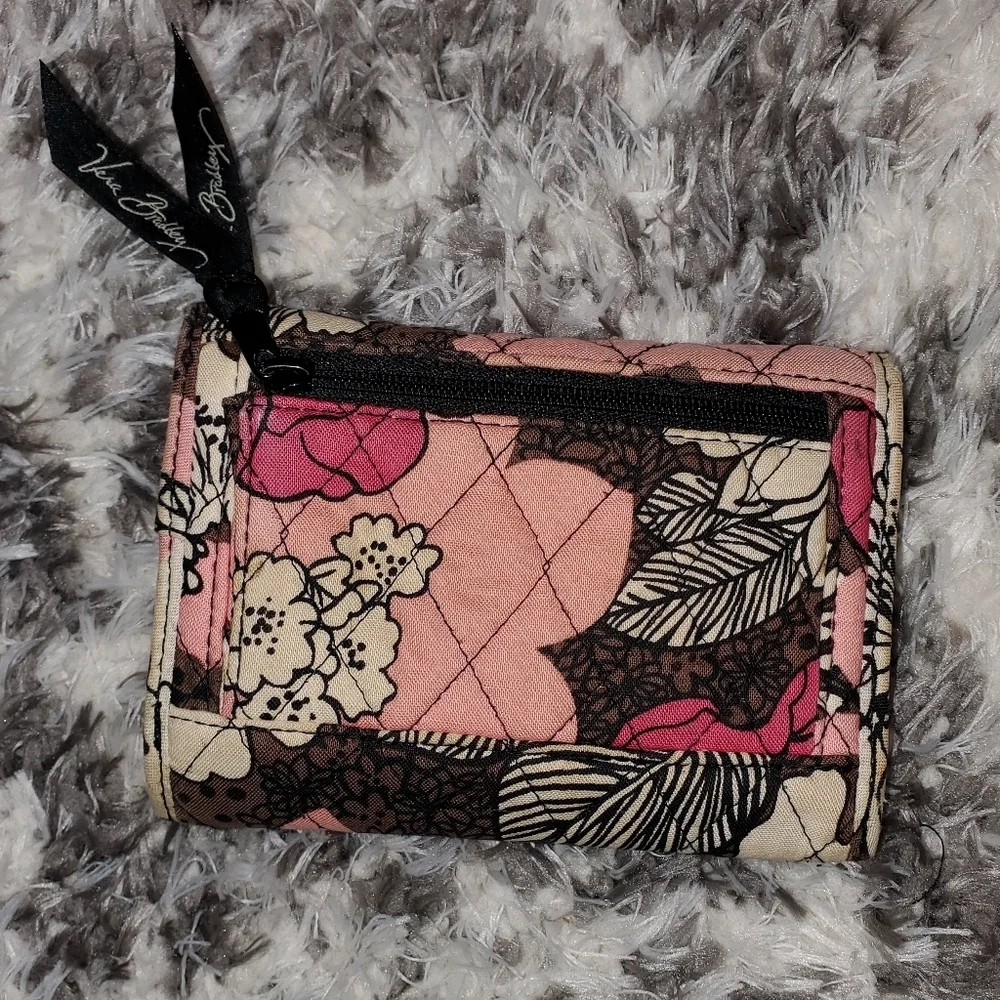 Vera Bradley Mocha Rouge Wallet